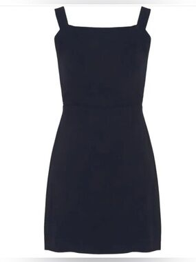 Armani Exchange Black Square-Neck Mini Dress